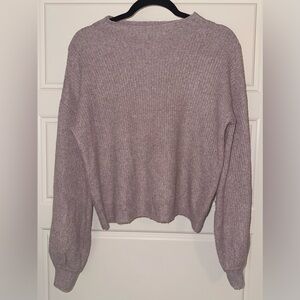 Pink Rose Lavender Crew Neck Sweater
